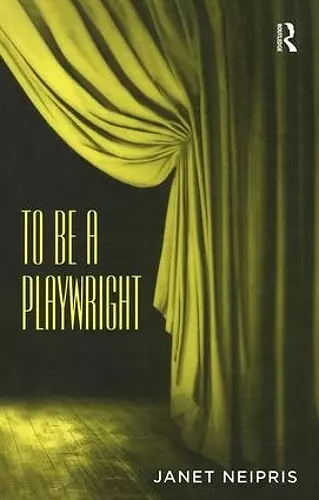 To Be A Playwright cover