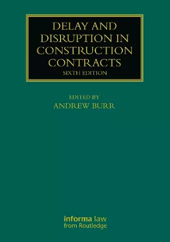 Delay and Disruption in Construction Contracts cover