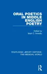 Oral Poetics in Middle English Poetry cover