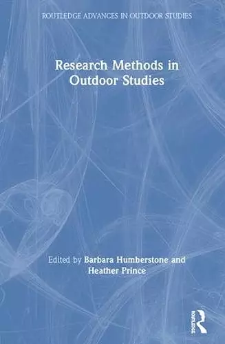 Research Methods in Outdoor Studies cover