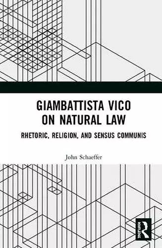 Giambattista Vico on Natural Law cover