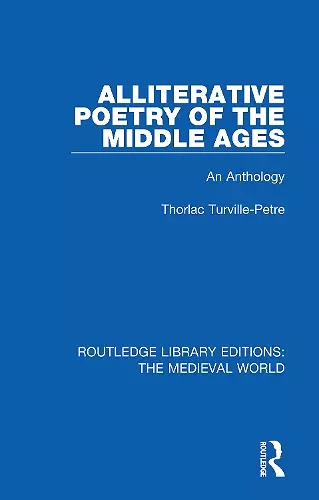 Alliterative Poetry of the Later Middle Ages cover