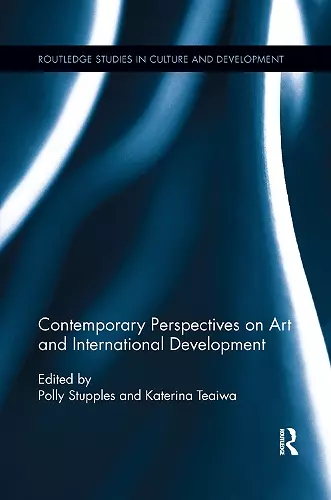 Contemporary Perspectives on Art and International Development cover