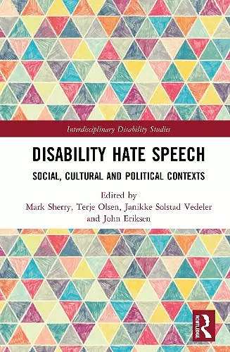 Disability Hate Speech cover