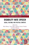 Disability Hate Speech cover