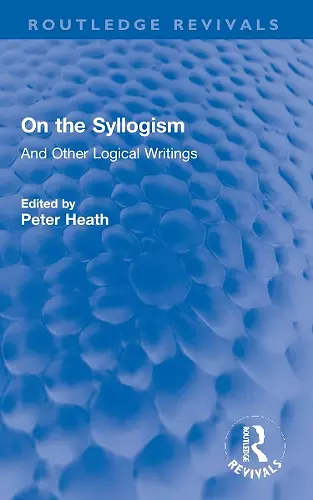 On the Syllogism cover