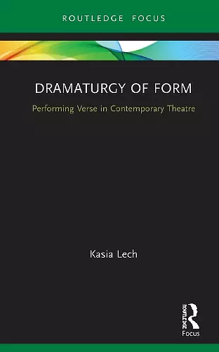 Dramaturgy of Form cover