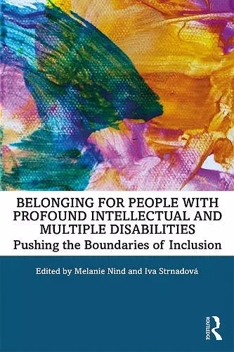 Belonging for People with Profound Intellectual and Multiple Disabilities cover