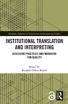 Institutional Translation and Interpreting cover