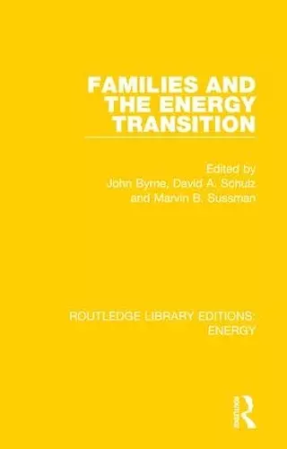 Families and the Energy Transition cover