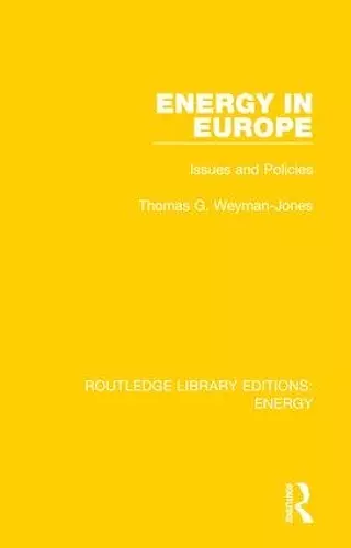 Energy in Europe cover