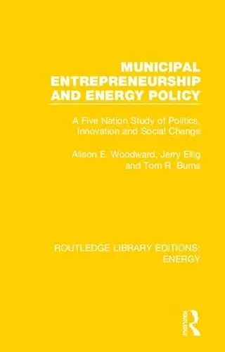 Municipal Entrepreneurship and Energy Policy cover