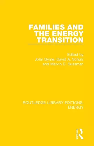 Families and the Energy Transition cover