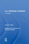U.S. Defense Planning cover