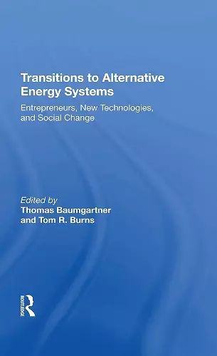 Transitions To Alternative Energy Systems cover