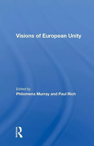 Visions Of European Unity cover