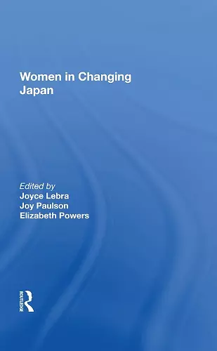 Women In Changing Japan cover