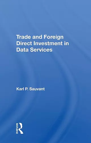 Trade And Foreign Direct Investment In Data Services cover