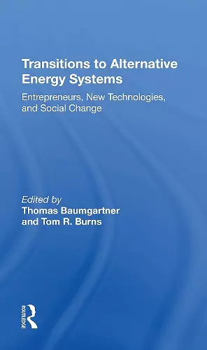 Transitions To Alternative Energy Systems cover