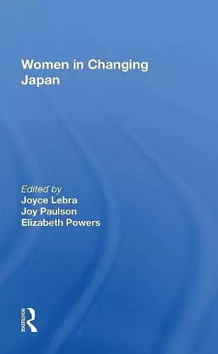 Women In Changing Japan cover