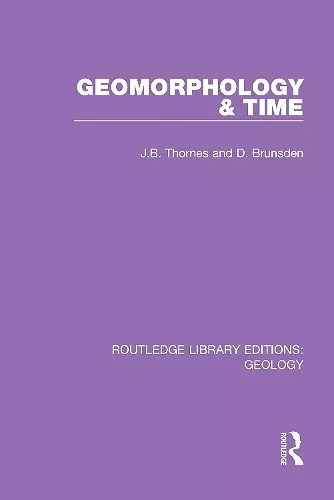 Geomorphology & Time cover