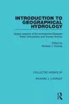 Introduction to Geographical Hydrology cover