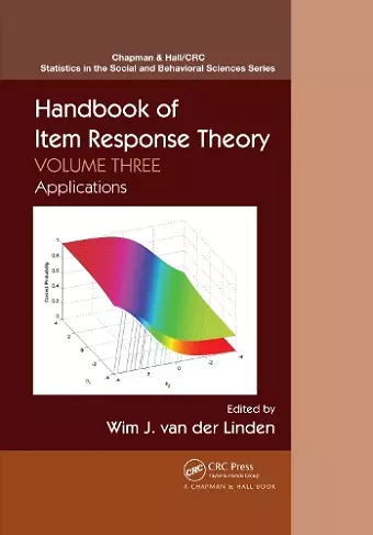 Handbook of Item Response Theory cover