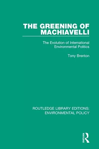 The Greening of Machiavelli cover