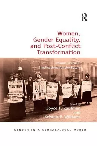 Women, Gender Equality, and Post-Conflict Transformation cover