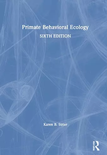 Primate Behavioral Ecology cover