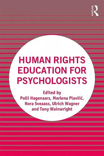 Human Rights Education for Psychologists cover