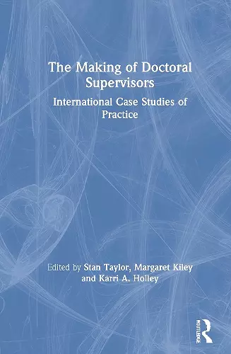 The Making of Doctoral Supervisors cover