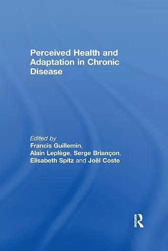 Perceived Health and Adaptation in Chronic Disease cover