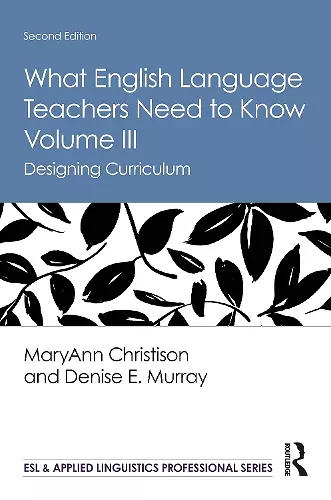 What English Language Teachers Need to Know Volume III cover