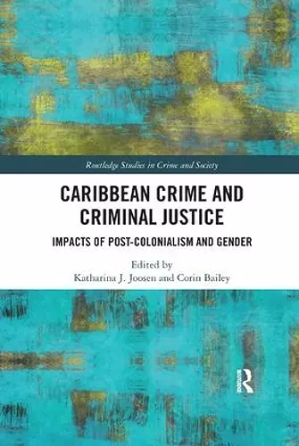 Caribbean Crime and Criminal Justice cover