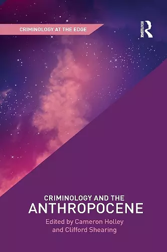 Criminology and the Anthropocene cover