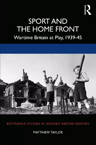Sport and the Home Front cover