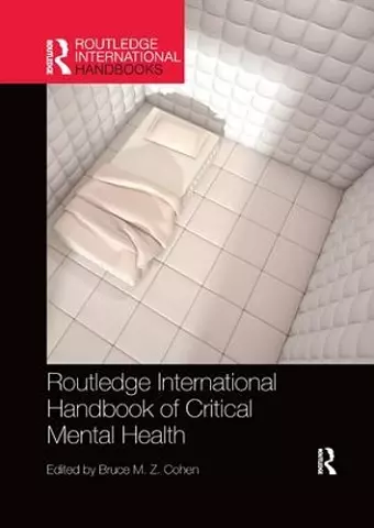 Routledge International Handbook of Critical Mental Health cover