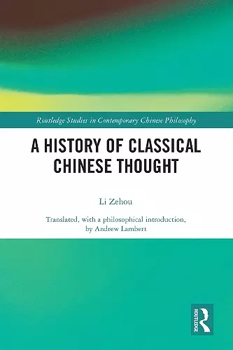 A History of Classical Chinese Thought cover