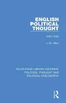 English Political Thought cover