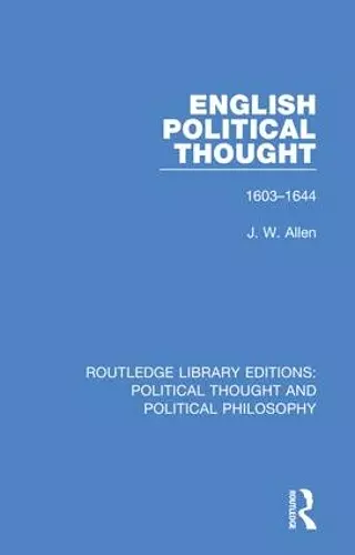 English Political Thought cover