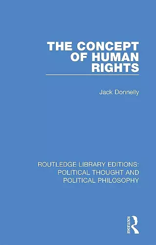 The Concept of Human Rights cover