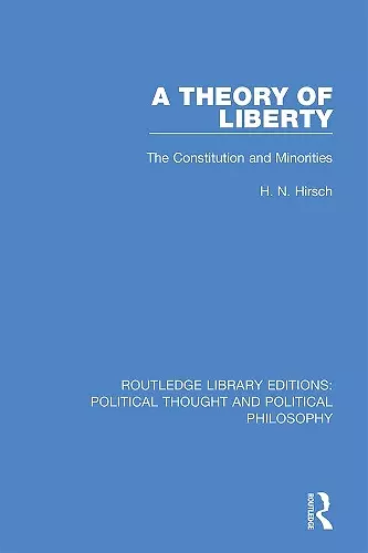 A Theory of Liberty cover