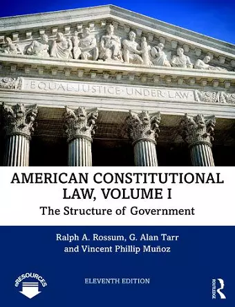 American Constitutional Law, Volume I cover