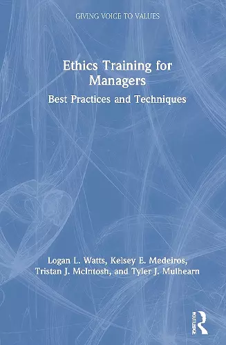 Ethics Training for Managers cover