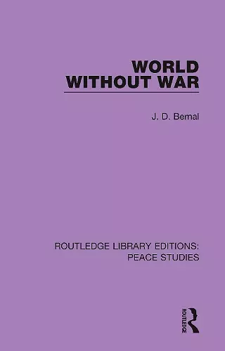 World Without War cover