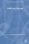 Orality and Language cover