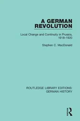 A German Revolution cover