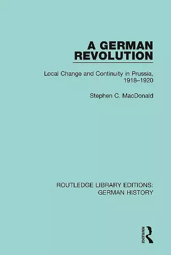 A German Revolution cover