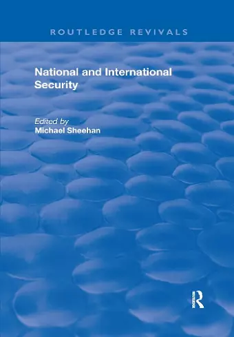 National and International Security cover